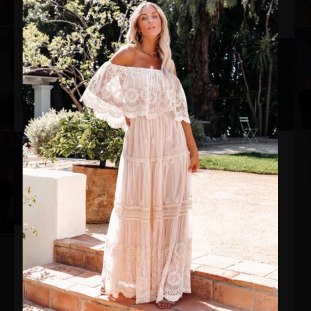 Lace Off the shoulder dress